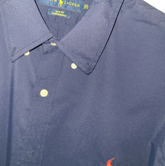 RALPH LAUREN SLIM FIT PERFORMANCE BUTTONDOWN XXL - Picture 2 of 2